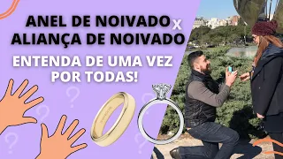 ANEL DE NOIVADO ou ALIANÇA DE NOIVADO - qual a DIFERENÇA e COMO USAR?