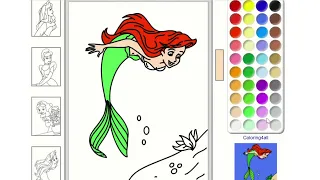 Coloring The Little Mermaid