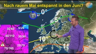 Nach Sommer-Peak nächste Woche Sturm & viel Regen. Der Mai bleibt unbeständig. Sommer-Hoffnung Juni?