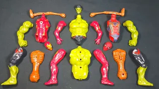 Merakit Iron Man VS Spider-Man VS Hulk Smash VS Siren Head Toys ~ Marvel Avengers Toys