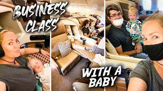 What is it really like flying BUSINESS CLASS with a baby? ✈️ UK to Australia with SINGAPORE AIRLINES