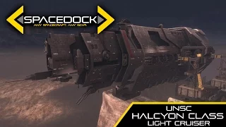 Halo: UNSC Halcyon Class Light Cruiser - Spacedock