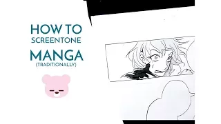 How to Screentone Manga (Traditionally)