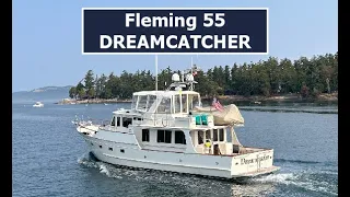Fleming 55 DREAM CATCHER - 2004 - Fleming Yachts 55 Pilothouse Motoryacht Walkthrough video
