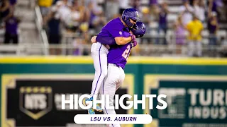 LSU Baseball Walks Off Auburn, 3-2 | Highlights