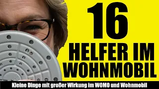 Kleine Helfer im Wohnmobil. Große Wirkung. Auch in Kastenwagen und Wohnwagen.