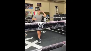 Canelo Alvarez and Ryan Garcia Training