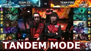 [PLAY] Team Ice vs Team Fire Tandem mode | LoL All-Star Event 2016 Day 4 | Baker baby!