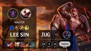 Lee Sin Jungle vs Kha'Zix - EUW Master Patch 11.20