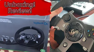 Logitech G920 Steering Wheel Review!  (Forza Horizon 5 Xbox one X test)