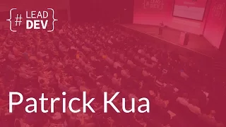 What I wish I knew as a first time Tech Lead – Patrick Kua | The Lead Developer UK 2016