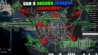 GTA 5 - All Secret and Rare Weapon Locations (Rail Gun, Sniper Rifle & more)
