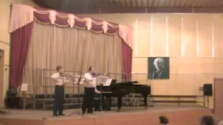 И.С. Бах Концерт для 2-ух скрипок и фортепиано