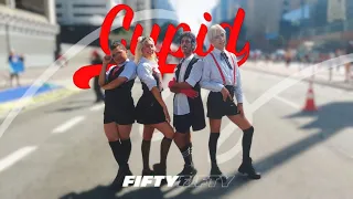 [KPOP DANCE IN PUBLIC | ONE TAKE]  FIFTY FIFTY (피프티 피프티) -  CUPID - Dance Cover by RIVOTRIXES