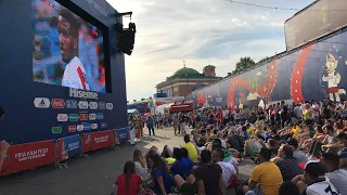 Fan zone. St.Petersburg. FIFA WORLD CUP 2018. 16.06.2018.