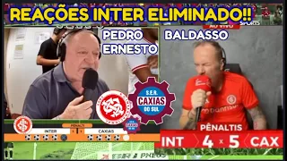 REAÇÕES BALDASSO E PEDRO ERNESTO-ELIMINAÇÃO DO INTERNACIONAL