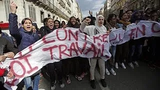 Французские молодежь - против реформы трудового законодательства