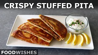 Arayes | Crispy Meat Stuffed Pita | Food Wishes