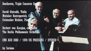 Beethoven, Triple Concerto Op 56, Herbert von Karajan