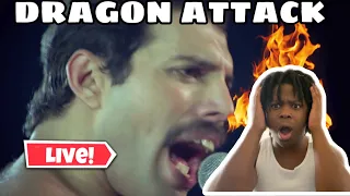 LIVE REACTION- 10. Dragon Attack - Queen Live in Montreal 1981 [1080p HD Blu-Ray Mux]