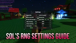The Best Roblox Sol's RNG Settings Guide