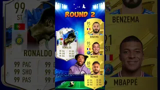 FIFA 23 Goat Ronaldo vs FIFA 22 Attackers Team 🔥🥵 (Messi, Pele, Maradona, Mbappe, Neymar, Jude) 💥🤯