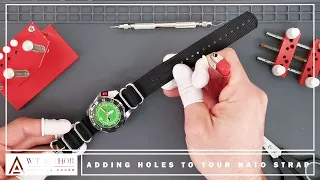 How To Add Extra Holes To Your G10 NATO Strap