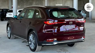 First Look ! 2024 Mazda CX-90 - Inline 6 | Artisan Red M Color