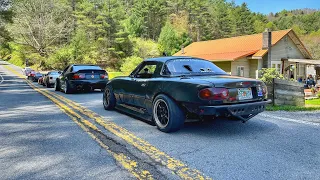 Fixing up an LS Miata then taking it street drifting in the mountains.