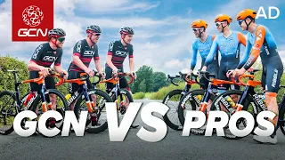 We Race The Pros! How Slow Are We?