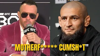 Colby Covington GOES OFF on Khamzat Chimaev 😳 "He’s a f****** joke"