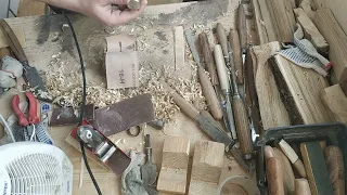 Стамеска (долото) за 100 руб. Малая реставрация стамески./Chisel at cost $1.5. Chisel restoration.