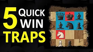 5 Opening TRAPS in the Sicilian Defense | Chess Tricks to WIN FAST - Moves, Tactics, Ideas, Gambits