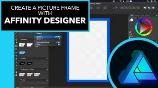 CREATING A FRAME WITH AFFINITY DESIGNER