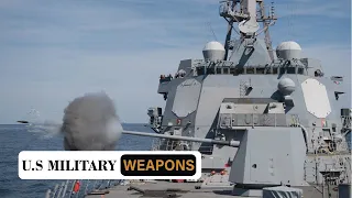 How powerful is a mk45 5 inch naval gun?