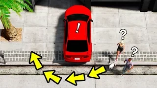 GTA 5 - ЧТО БУДЕТ ДЕЛАТЬ ПЕШЕХОД ЕСЛИ ПЕРЕКРЫТЬ ЕМУ ДОРОГУ?