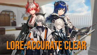 [Arknights] - Can You Clear Guide Ahead Lore-Accurate Operators?