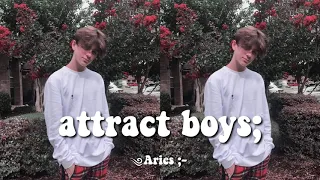 ପ 🍫 ⁾⁾ attract boys ⠀̊࿐ . . . ˚ ˖ [extremely powerful]