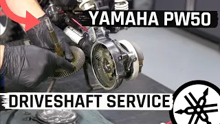 How To Service the Drive Shaft on a Yamaha PW50