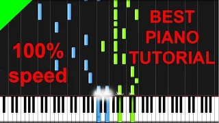 Lilly Wood - Prayer In C (Robin Schulz Remix) piano tutorial
