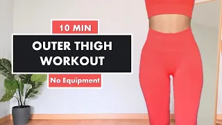 Outer Thigh Workout on the Floor | Thigh Slimming Workout Lying Down| Round Hips & Slim Legs at Home