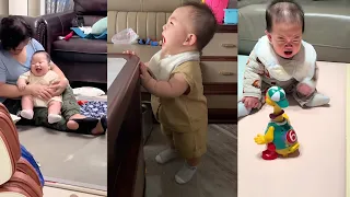 The funny baby moments || Funnt activities cute baby compilation make you laugh and happy