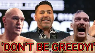 LET'S MAKE THE TYSON FURY VS OLEKSANDR USYK FIGHT DON'T BE GREEDY!'~ OSCAR DELAHOYA