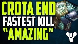 Destiny Hard mode World Record Crota Kill/best new crota strategy for hard mode