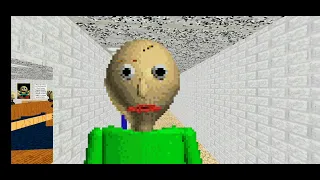 my first time playing baldis basics