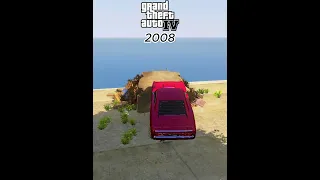 Evolution of Car Sinking Down in GTA Games#evolution #gta