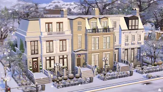Willow Creek Townhouses 🎁 FOR RENT | Marmelad Collab | Stop Motion build | The Sims 4 | NO CC