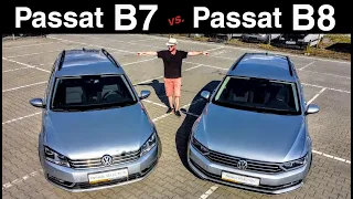 Which is the right choice? VW Passat B7 2.0 TDI 140 HP vs. VW Passat B8 2.0 TDI 150 HP | CAR TEST