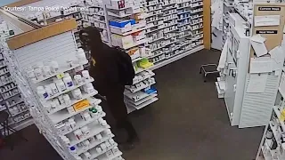 Burglar breaks into CVS pharmacy