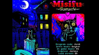 Configuring ZX Spectrum Next core (mister FPGA) and Running Misifu Remeow